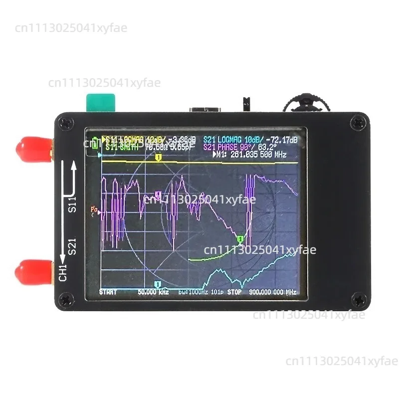 2.8 Inch LCD Vector Network Analyzer 50KHz-900MHz HF VHF UHF Antenna Test Device