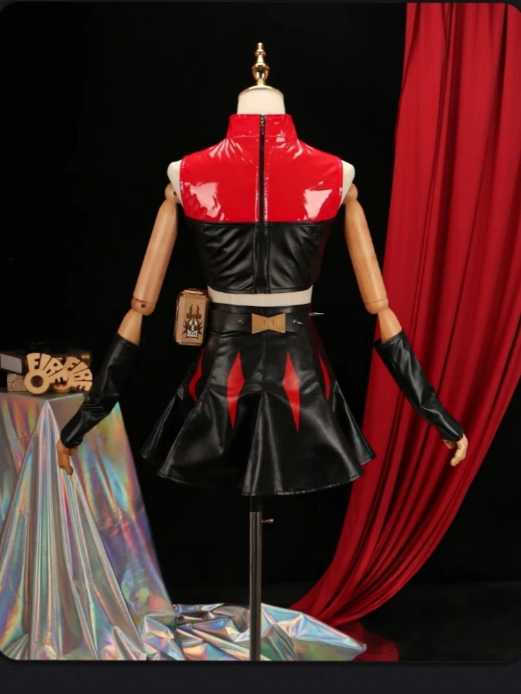 Zenless Zone Zero Burnice Whita Kostum Cosplay Anime Wanita Seragam Seksi Pakaian Bermain Peran Halloween Comic-Con Setelan Pesta Stok