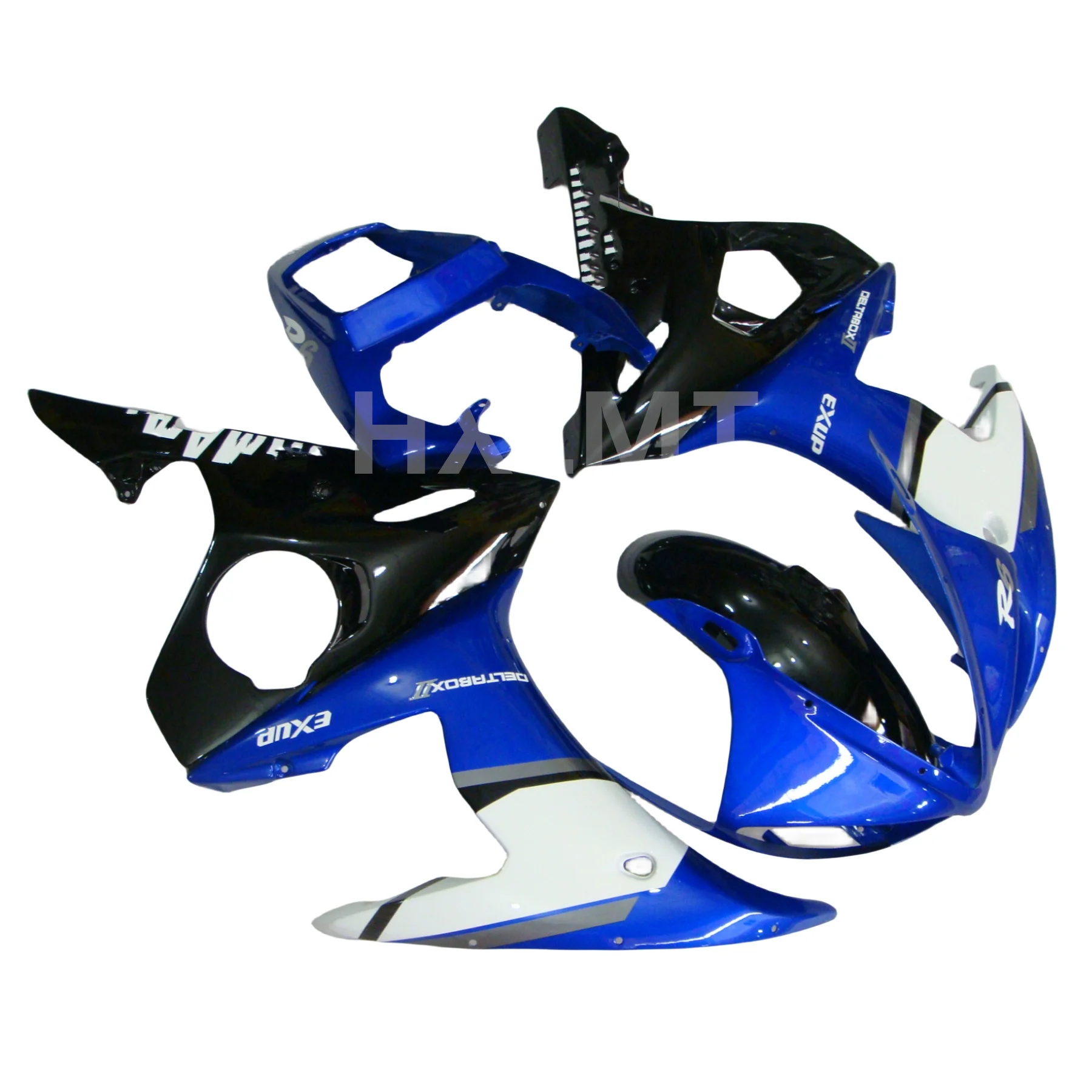 Motorcycle Full Fairing Kit For Yamaha R6 03 - 05 YZF600 2003 2004 2005 Bodywork Kits Blue White Fairings Accerrories