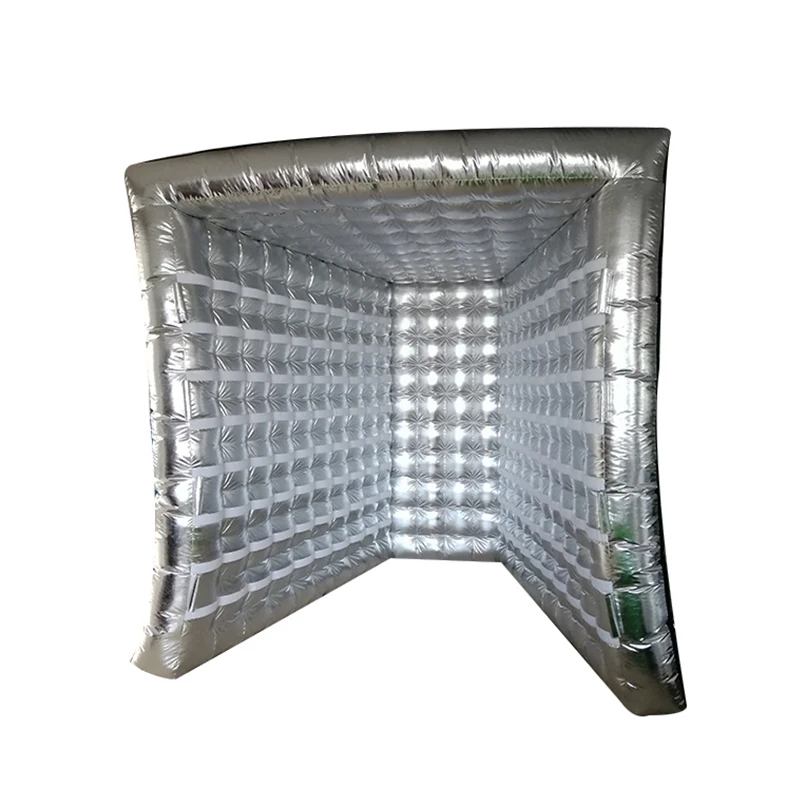 المحمولة نفخ كابينة تصوير خيمة فوتوبوث مع مصباح ليد كابينة تصوير الضميمة لمعرضات حفل زفاف الحدث #4