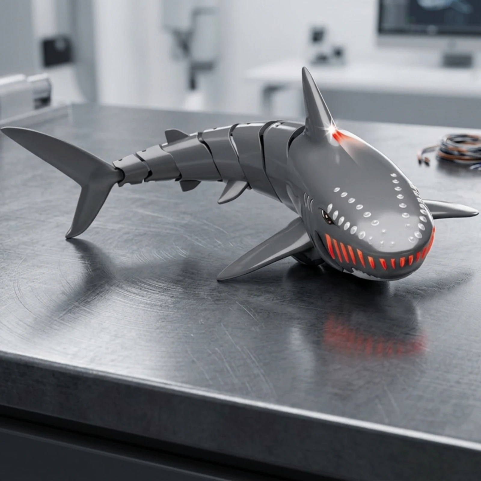 Remote Control Shark Realistic Rc Shark Segmented for Kids, Girls, Swimming Pool, Bathtub