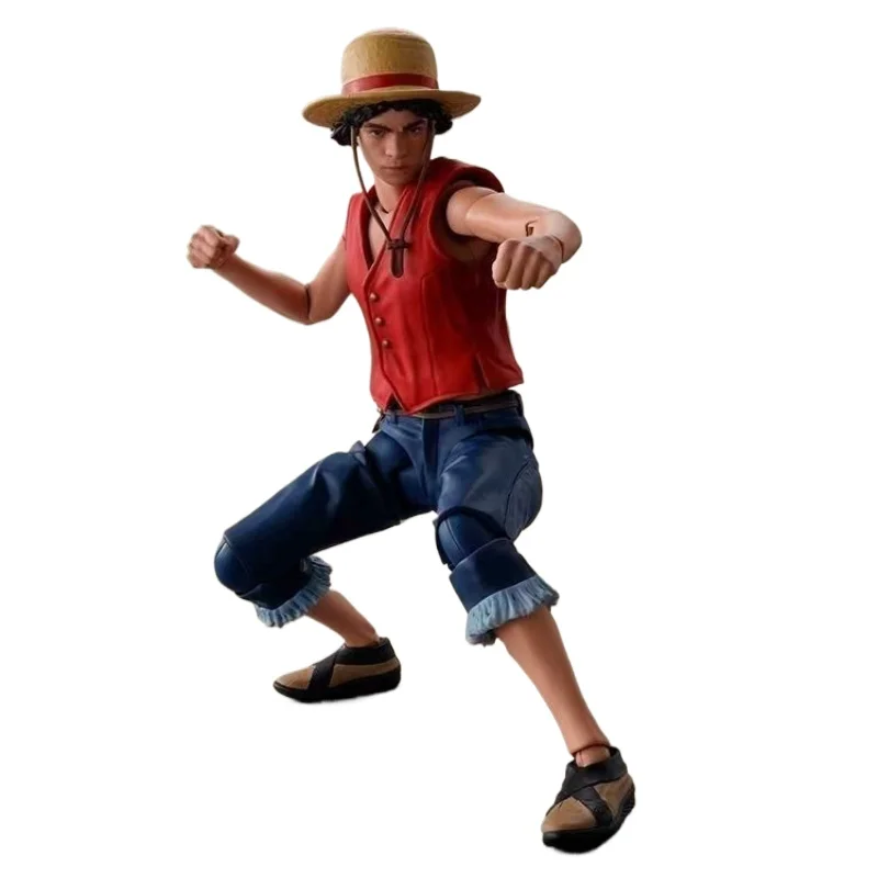 متوفر [تصفيف هاندي] بانداي SHF One Piece Netflix Live Version Luffy Zoro نموذج شخصية متحركة مشتركة