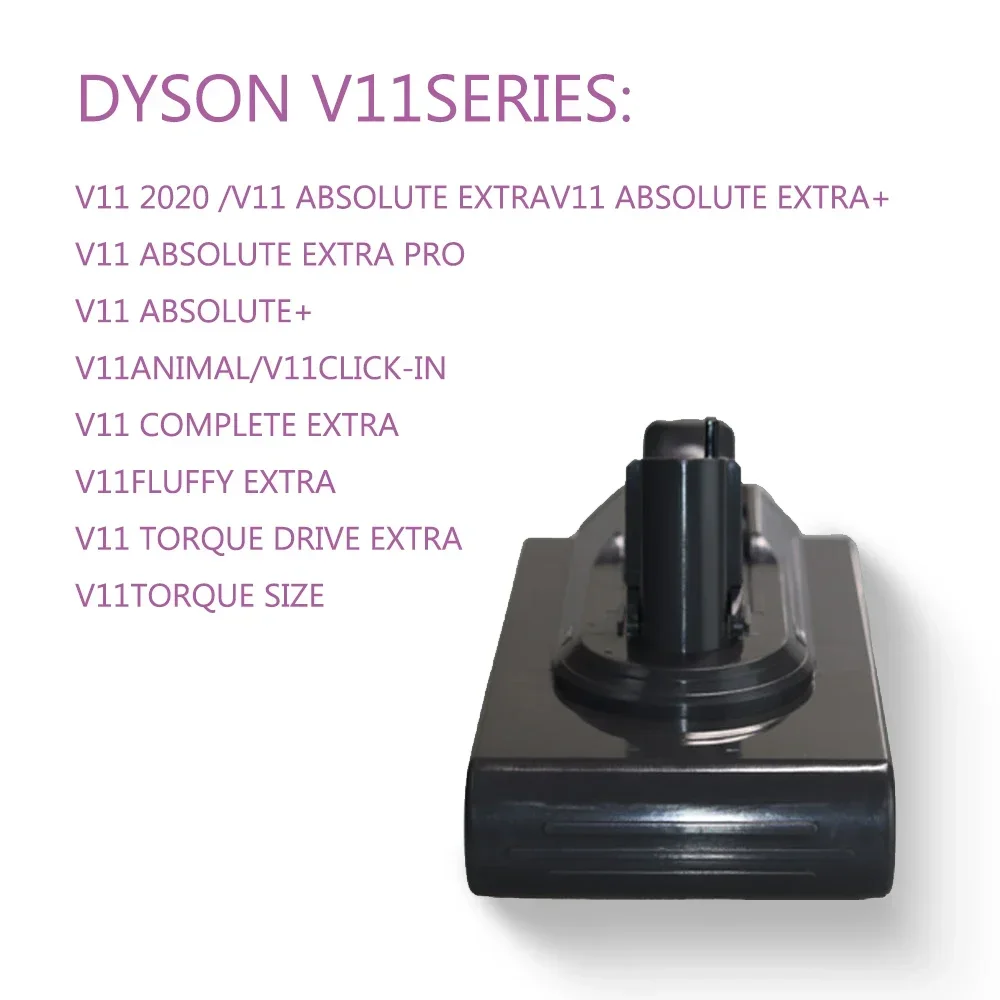 for Dyson SV15 Vacuum 10000mAh 25.2V Battery For Dyson Torque Drive Extra V11 Complete Extra V11 Fluffy Extra V11 Animal V15
