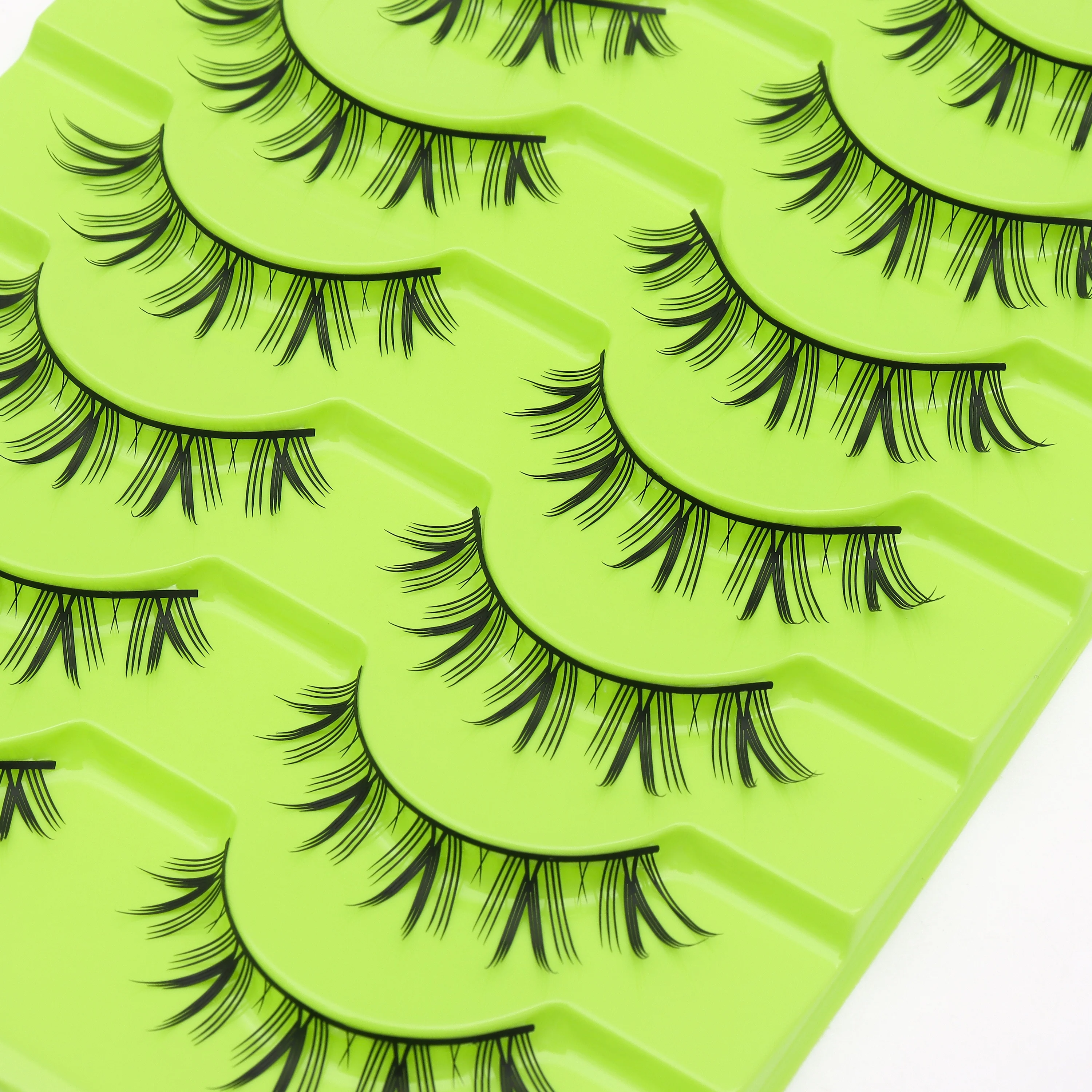 DINGSEN Anime-Wimpern, Vollstreifen-Wimpern, 10 Paar, dicke Wimpern, wiederverwendbare falsche Wimpern, Großhandel für Make-up, Beauty-Wimpern – Detail 12