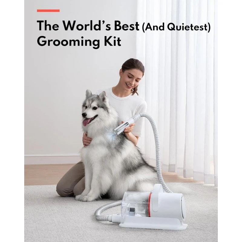 Ultra-quiet dog grooming vacuum cleaner, pet vacuum cleaner, suitable for home grooming of dogs, cats and other pets