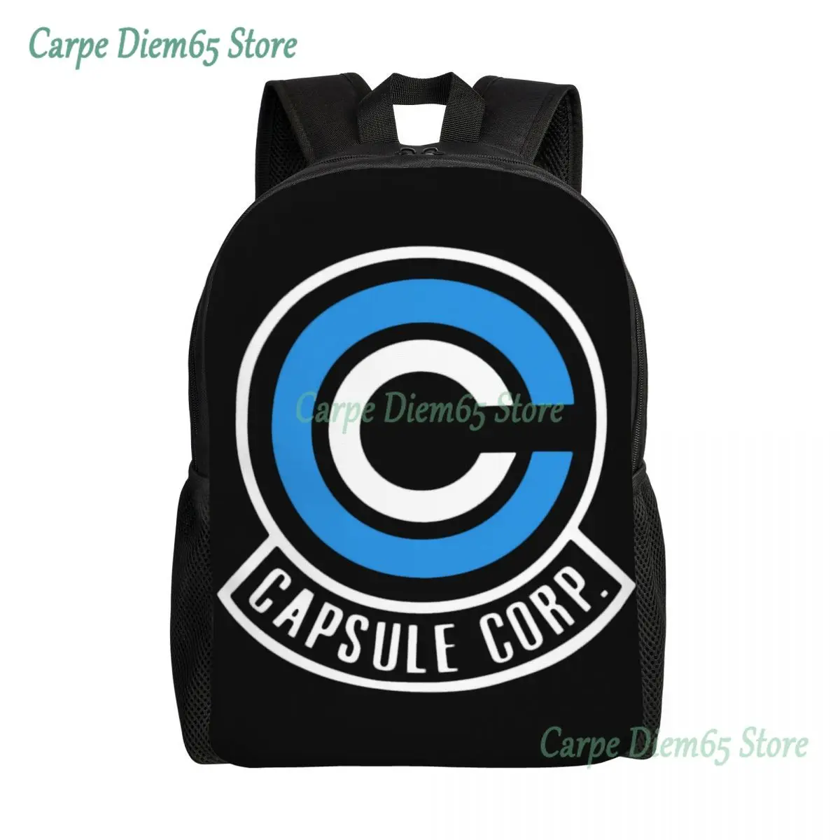 

Personalized Capsule Corp. Backpack Women Men Casual Bookbag for College School Bags