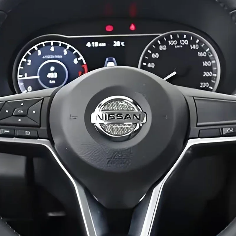 الايبوكسي عجلة توجيه سيارة شعار ملصق لنيسان ليفينا سنترا جوك ملاحظة نافارا باثفندر ليف مورانو قاشقاي سيلفي #6