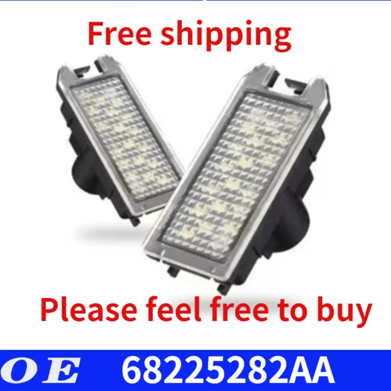 

A pair Original genuine Plate LED Light Fit For Jeep Grand Cherokee WK 2014-2016 68225282AA