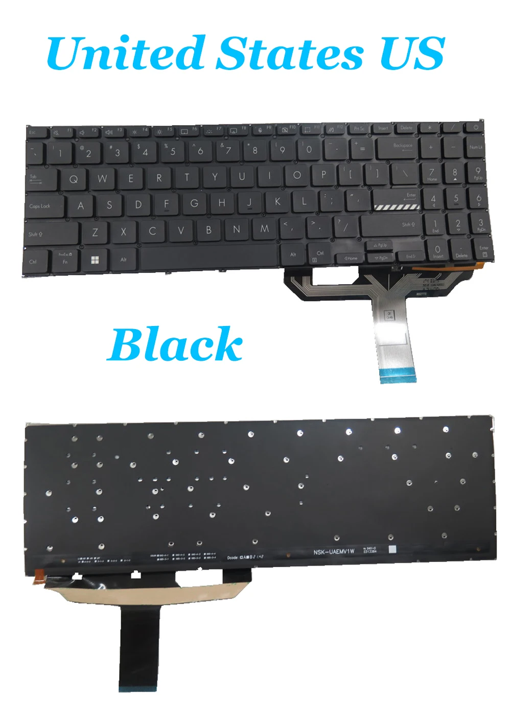 RU \ الولايات المتحدة لوحة المفاتيح ل ASUS VivoBook 16 M1603IA M1603QA M1605YA M1605XA R1605ZA R1605VA R1605EA R1605PA