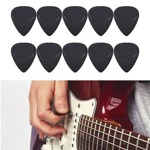 10pcs 0.7mm Acoustic Electric Guitar Picks Plectrums For Musical Instruments Random Color