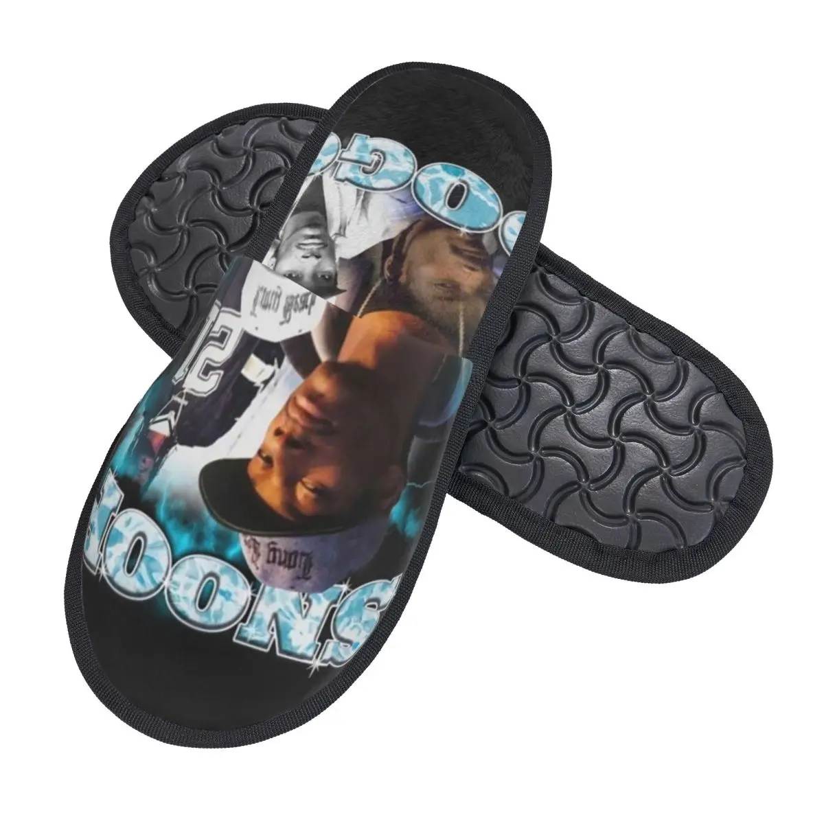 Snoop Dogg + Zapatillas de casa para mujer, zapatos cómodos sin cordones de espuma viscoelástica, zapatillas de Spa