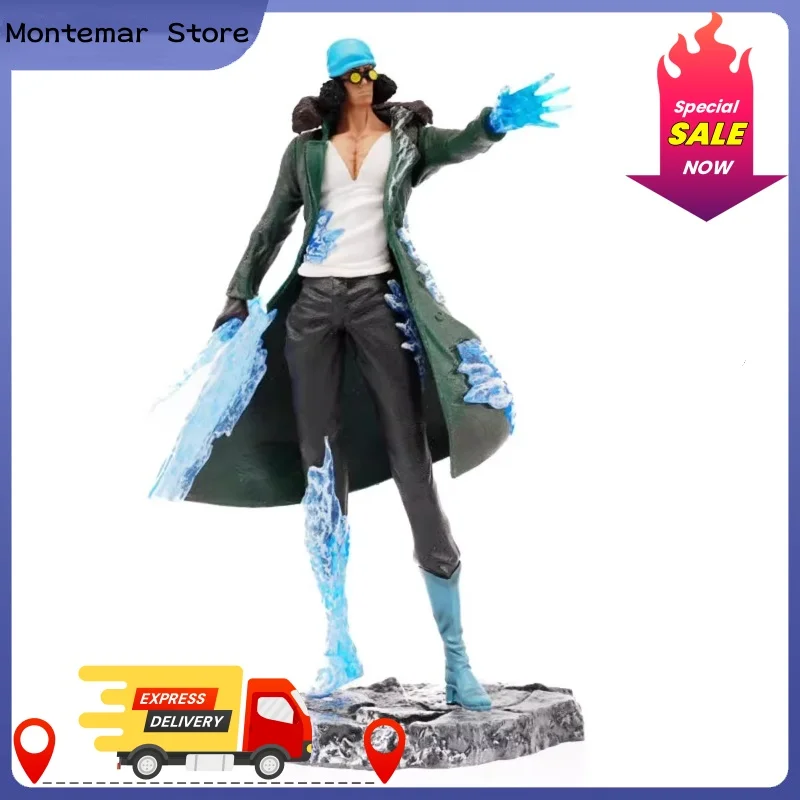 Figuras de Anime de una pieza de 31cm, jugador grande Aokiji Kuzan, figura de Edad de Hielo, modelo de Pvc, estatua, colección de muñecos, decoración, juguetes, regalo