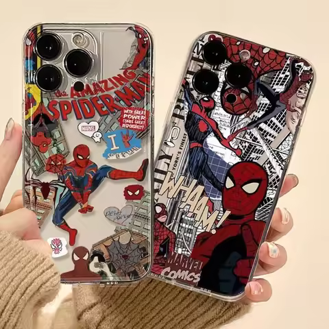 Marvel Spider Man A55 Lovely Phone Case For Samsung Galaxy A15 A54 5G A16 A35 A25 A56 A36 A26 S25 S24 Ultra S23 FE S21 S22 Plus