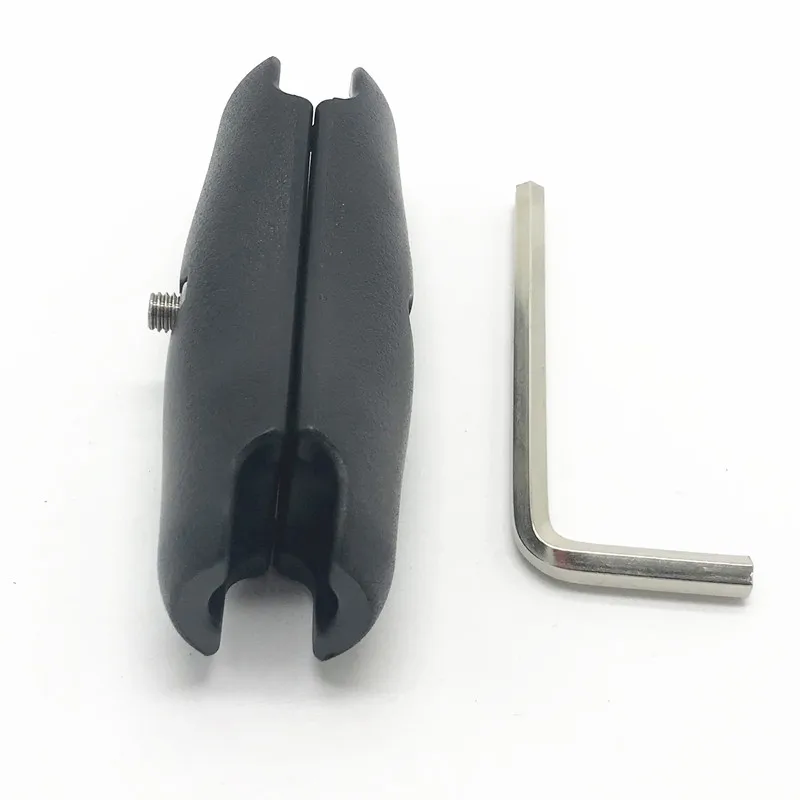 도난 방지 유형 65mm 95mm 더블 소켓 암, gopro 사진 확장 암 커넥터 용 1 인치 볼베이스 용