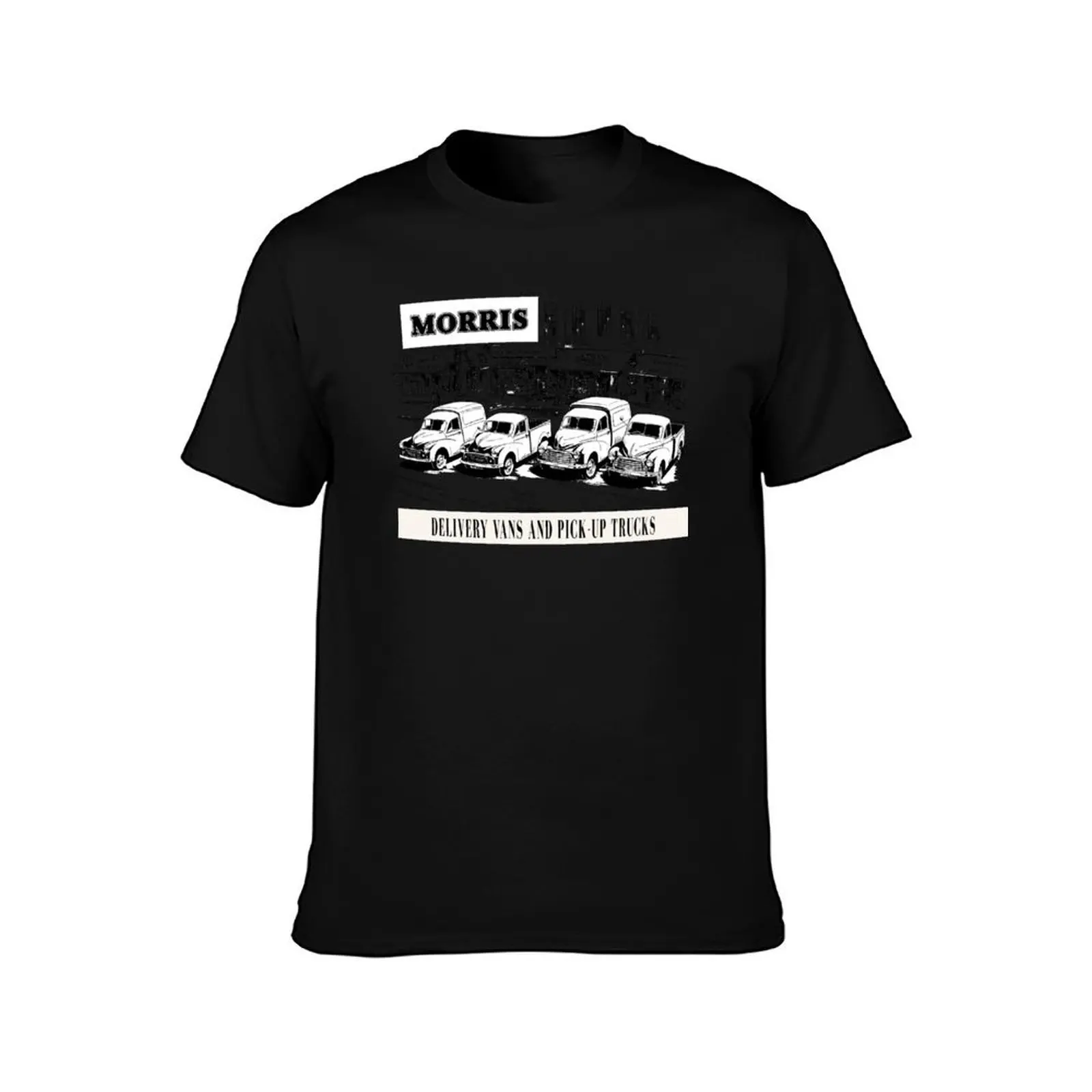 MORRIS MINOR VAN T-Shirt, Summer Casual Cotton Tee, Oversized Streetwear Tops, Vintage Graphic Print, Loose Fit Short Sleeve