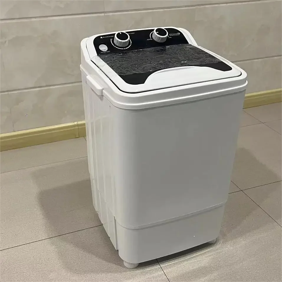 5-7KG Semi Automatic Single Tube Top Loader Mini Washing Machine With Dryer All-In-One Washer