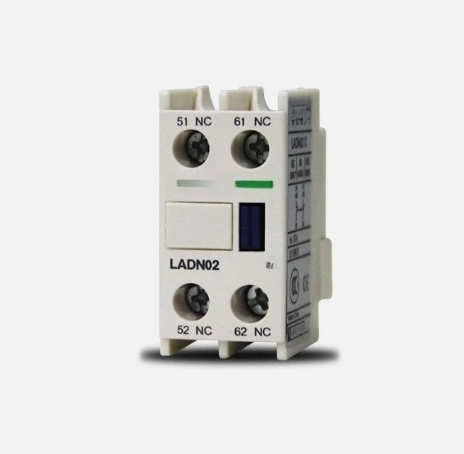 

Brand New LADN02 LADN02C LA-DN02C Auxiliary contact block 2NC front mounting screw clamp terminals Fast Shipping