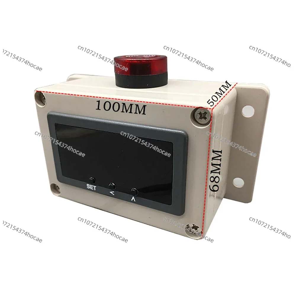 

AC 100-240V Industrial Roller Type High-Precision Meter Counter Yard Counter Digital Display Electronic Code Encoder Alarm Meter