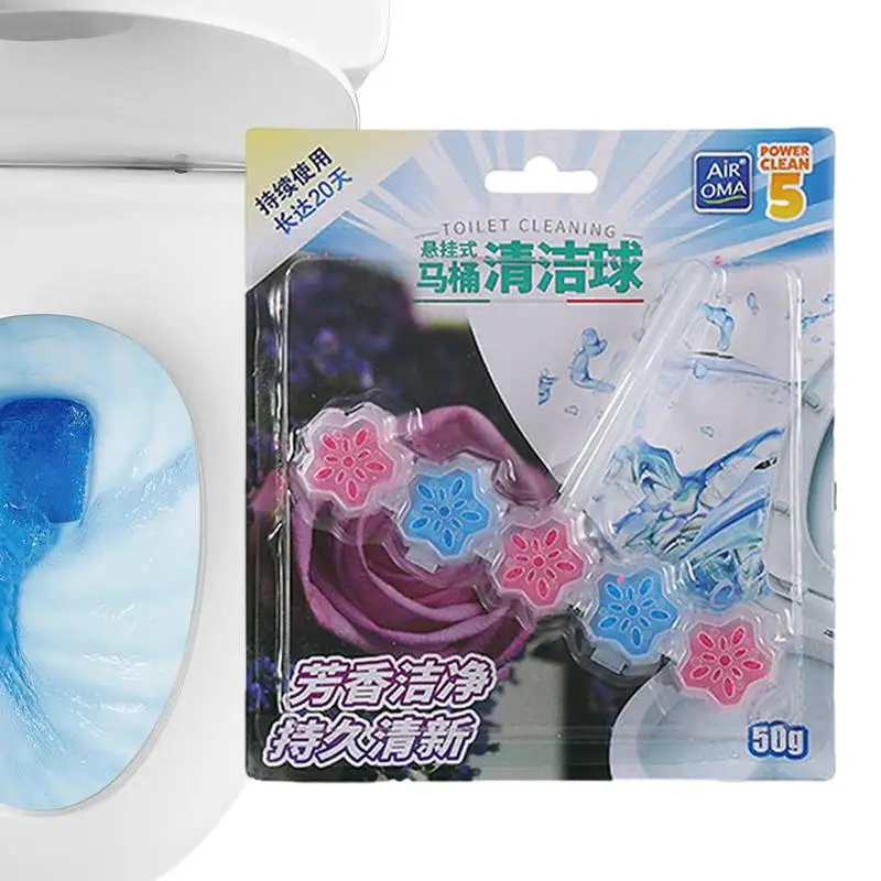 Toilet Bowl Cleaner Rim Hanger Cleaning Balls For Toilet Bowl Natural Aromas Cleaning Tool For Sinks Squatting Toilets Sitting