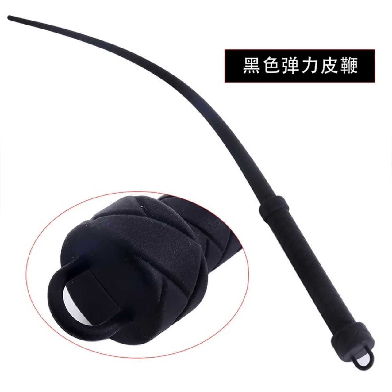60CM Silicone Horse Whip Equestrian Training Cosplay Horse Training Whip Spanking for Riding view 3