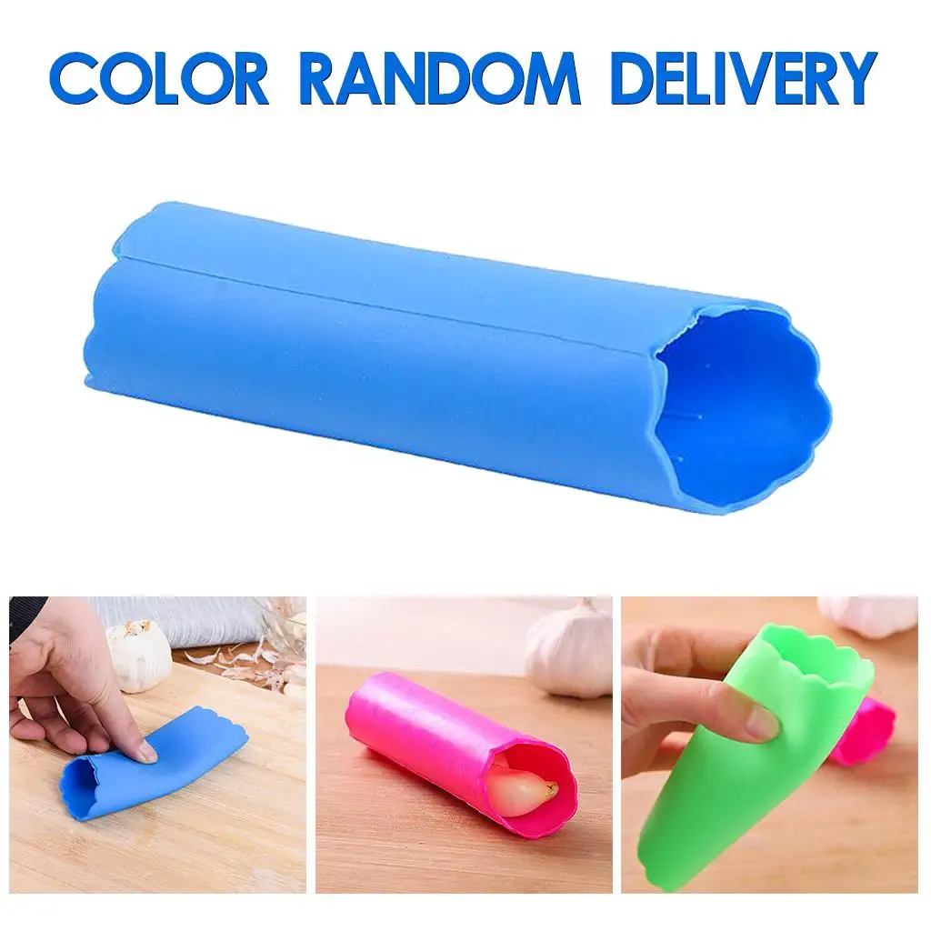 Garlic Peeler Roller Tube Silicone Modern Kitchen Tool for Quick Garlic Skin Removal at Home