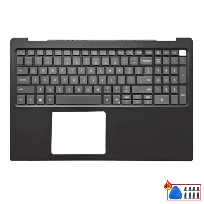 For Vostro 5590 V5590 New Laptop with US Original US/LA Keyboard Palmrest Upper Top Cover Computer Replacement Parts Case Black
