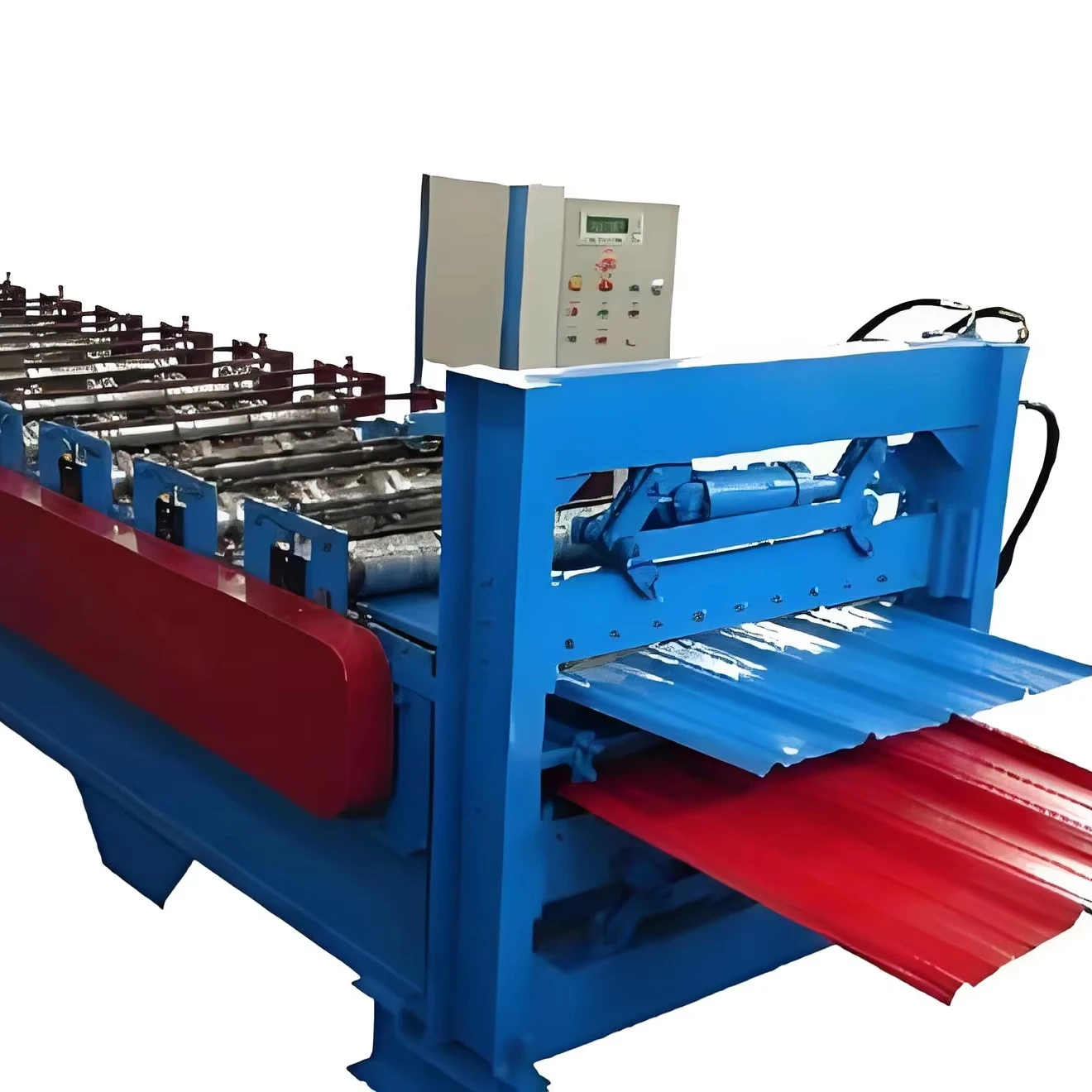 Hybrid Roof Sheet Machine with 3D-Printed Component Tile Making Machine for Custom Profile Prototyping