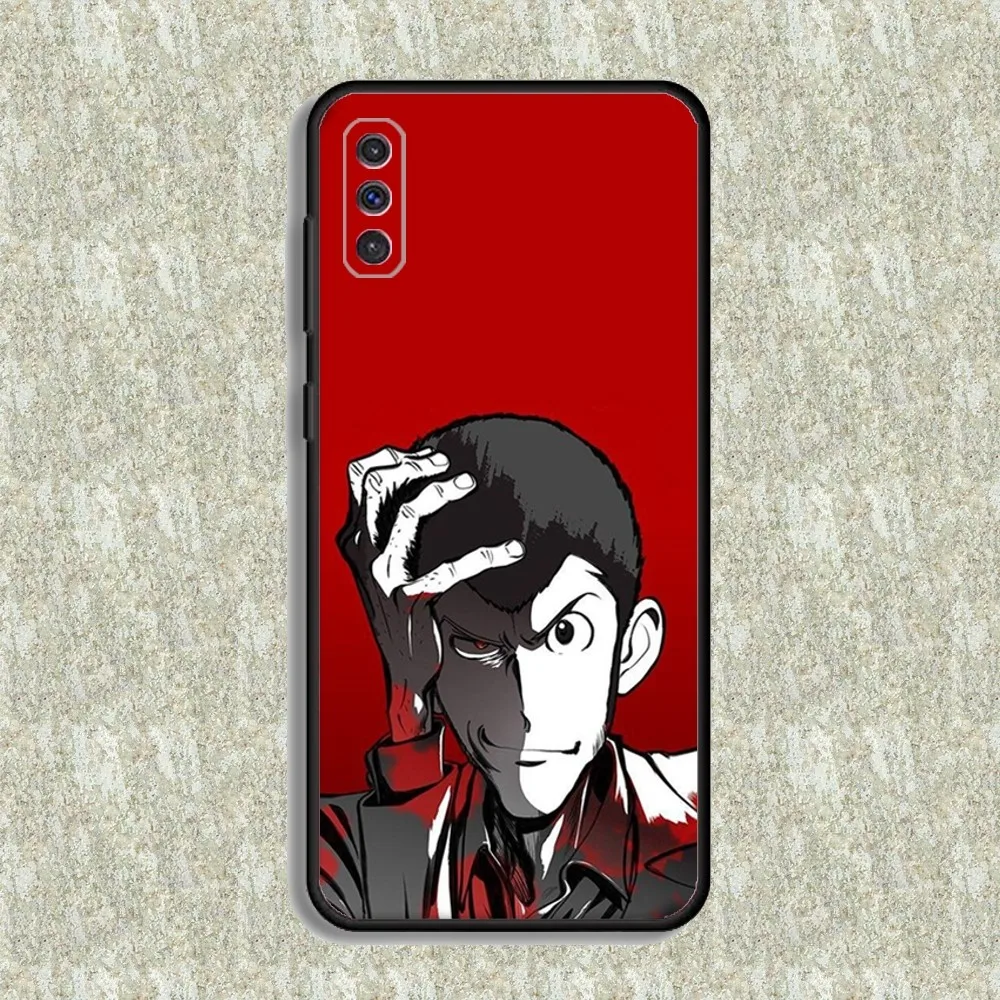 L-Lupin the Third Phone Case For Samsung S23,23,22,30,21,10,9,Note20 Ultra,Lite,Ultra,5G,Plus,FE,Black Soft Case