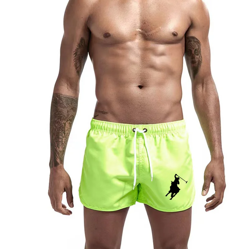 Swim Trunks Shorts for Men Quick Dry Board Bathing Suit Breathable Drawstring With Pockets Surfing Beach Summer