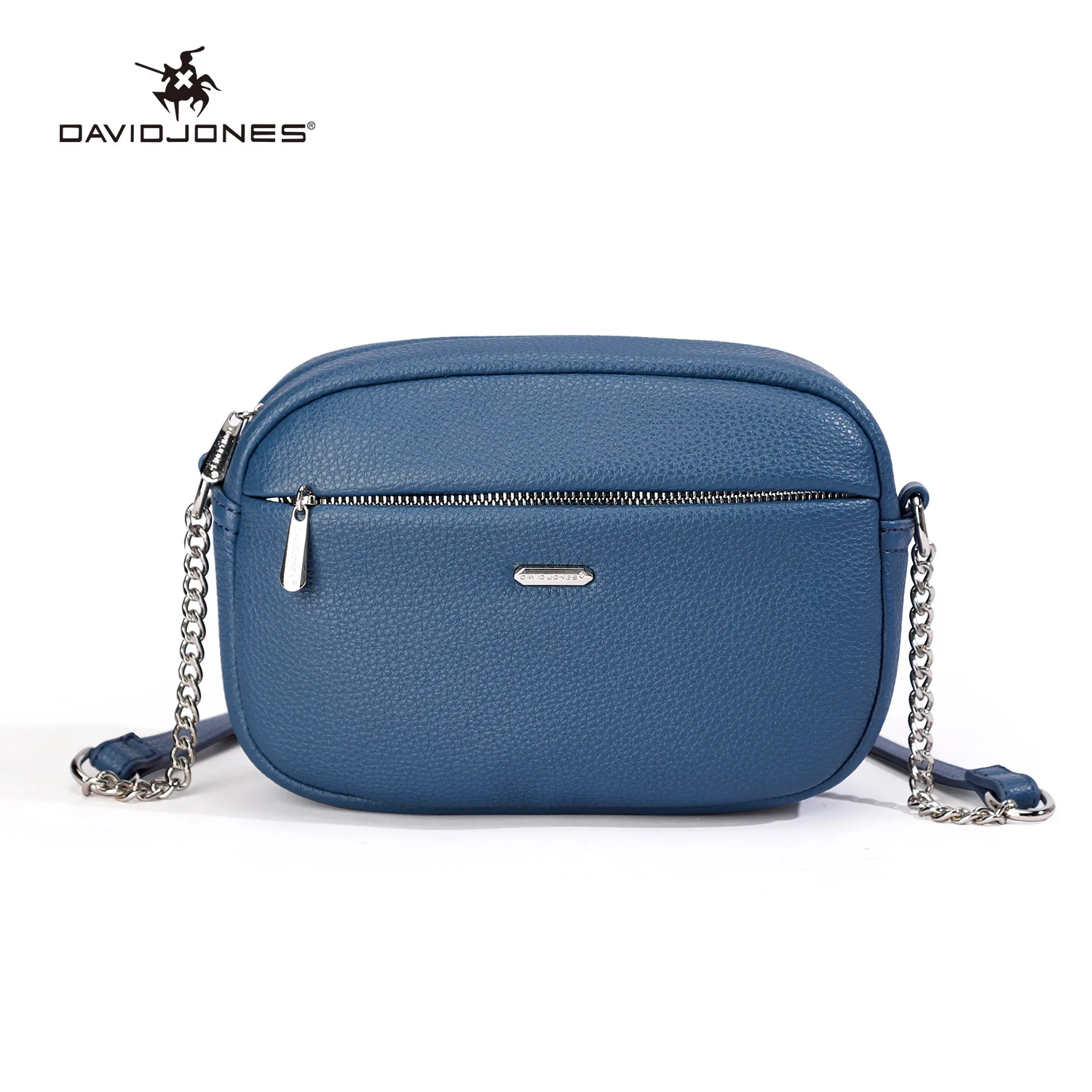 New 2024 David Jones Paris Women Shoulder Bag PU Leather Female Crossbody Bag Small Lady Handbag Travel Business Commuter Bags