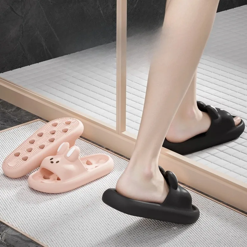 Cloud Slipper Men House Rabbit Cute Sandals Summer Flip Flops Beach Slides Home Casual Room Shoes Women Flat Female Eva Leaky