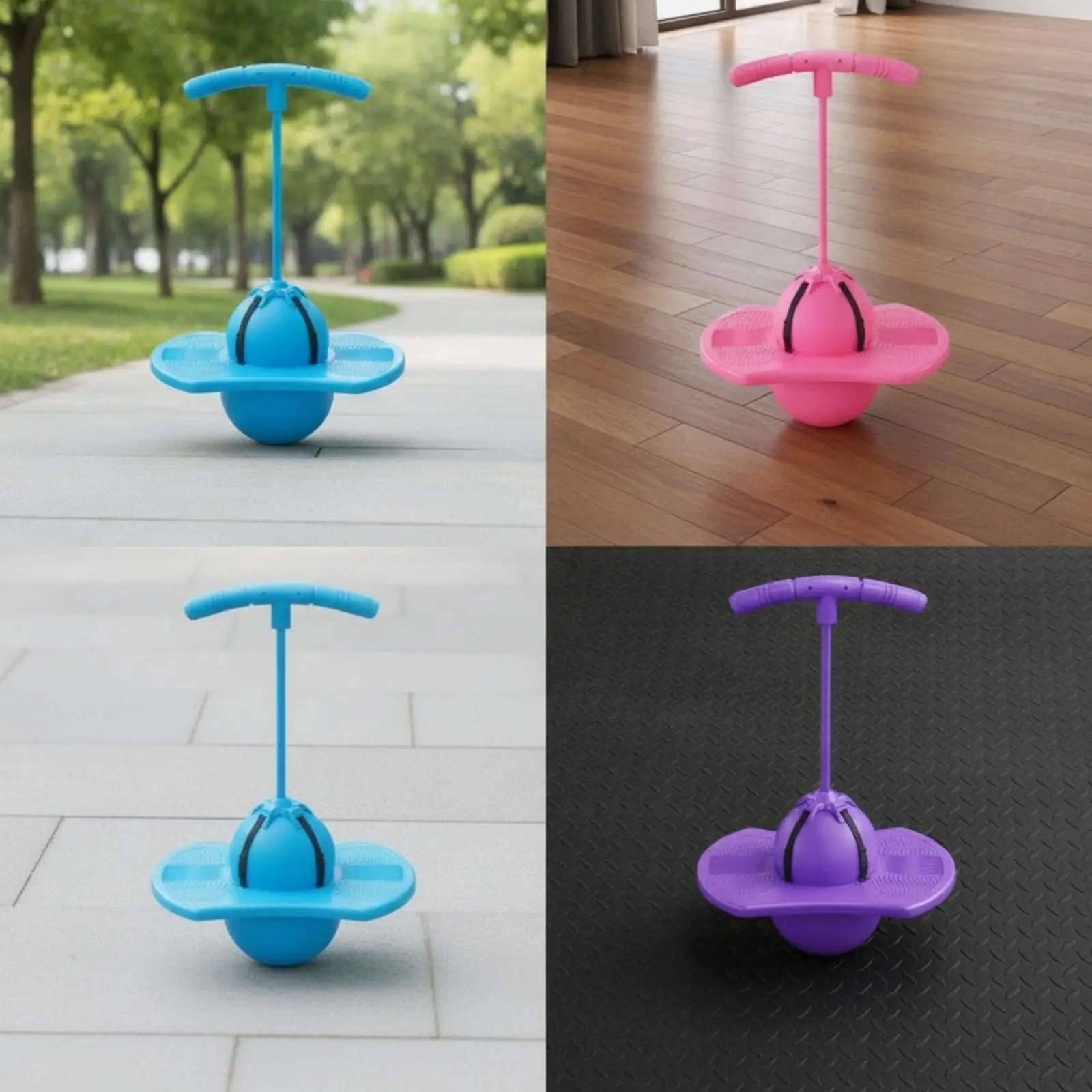 Children Pogo Bouncing Ball with Pump Balance Training Toy for Coordination Skill
