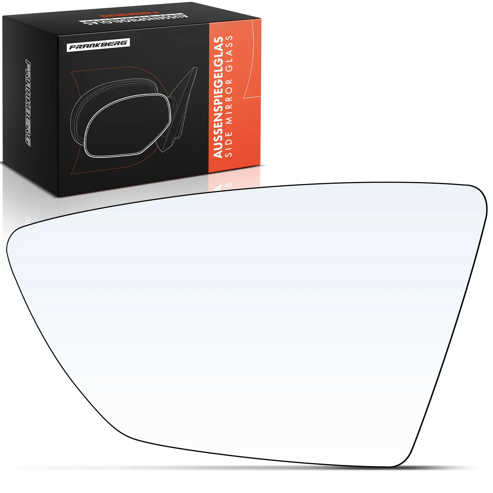 Frankberg 1x Spiegelglas Buitenspiegel Spiegel Links voor Seat Arona Ibiza V Leon Box/Hatchback 5F0857521A