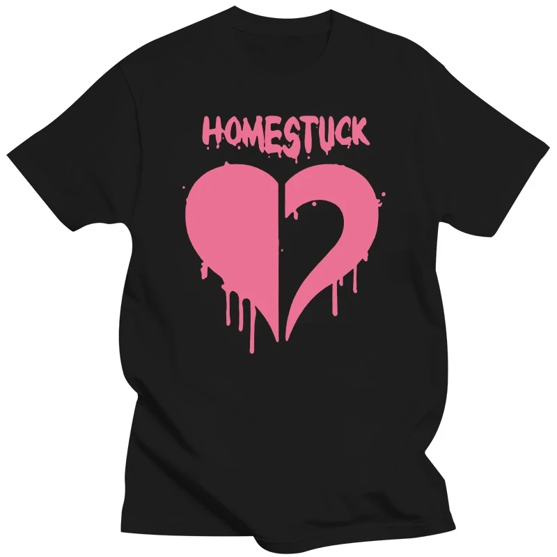 brand tshirts mens fashion tee Men's Homestuck Heart logo T Shirt summer male raglan sleeve t-shirt euro size