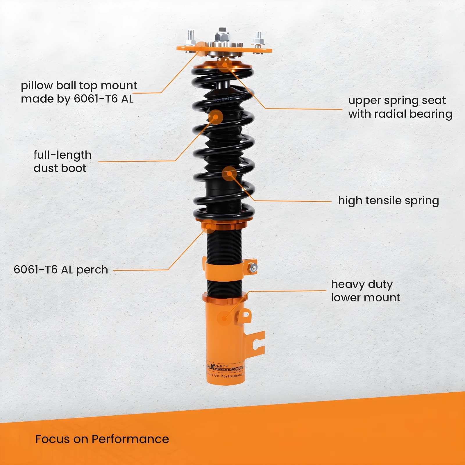 

MaXpeedingrods Coilover Suspension Lowering Kit for MAZDA 6 Mazda6 2014-2019