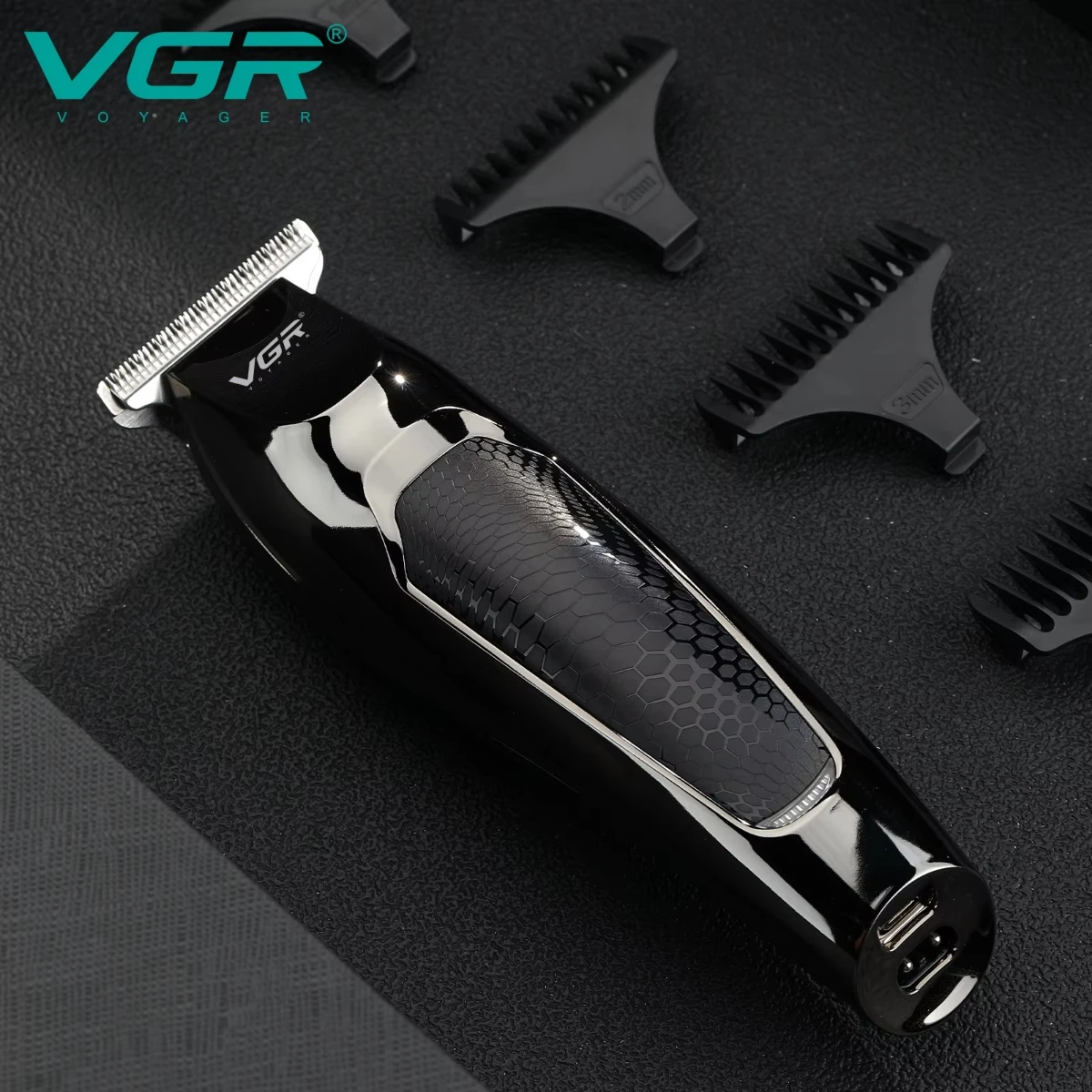 VGR Hair Trimmer Rechargeable Electric Professional Hair Clipper Cordless Barber Hair Trimmer Shaving Machine for Men V-030