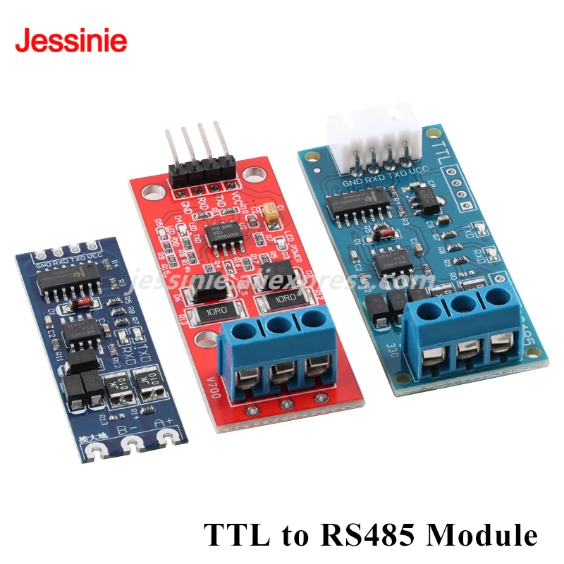 5 pces/1pc mcu ttl para rs485 módulo 485 para serial uart conversão de nível hardware placa de controle de fluxo automático