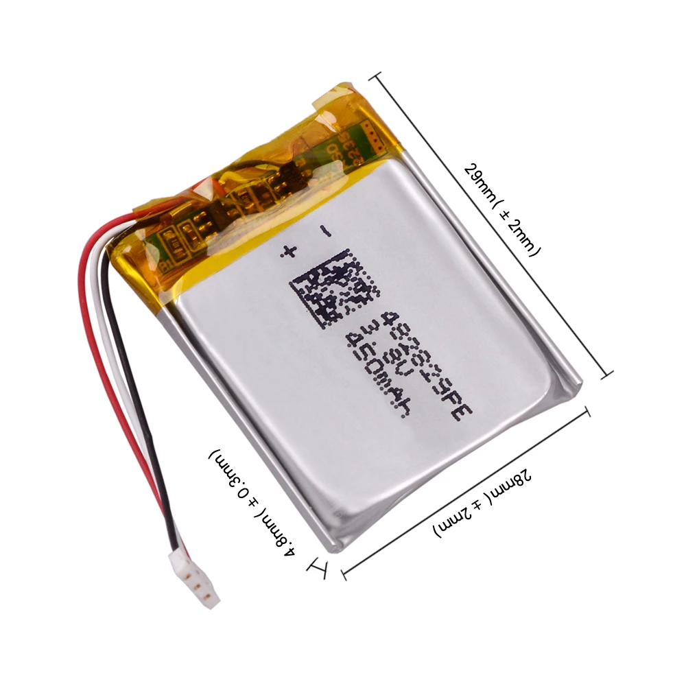 3.7V 482829 450mAh Rechargeable Lithium Li-ion Polymer Battery Lipo Batteries