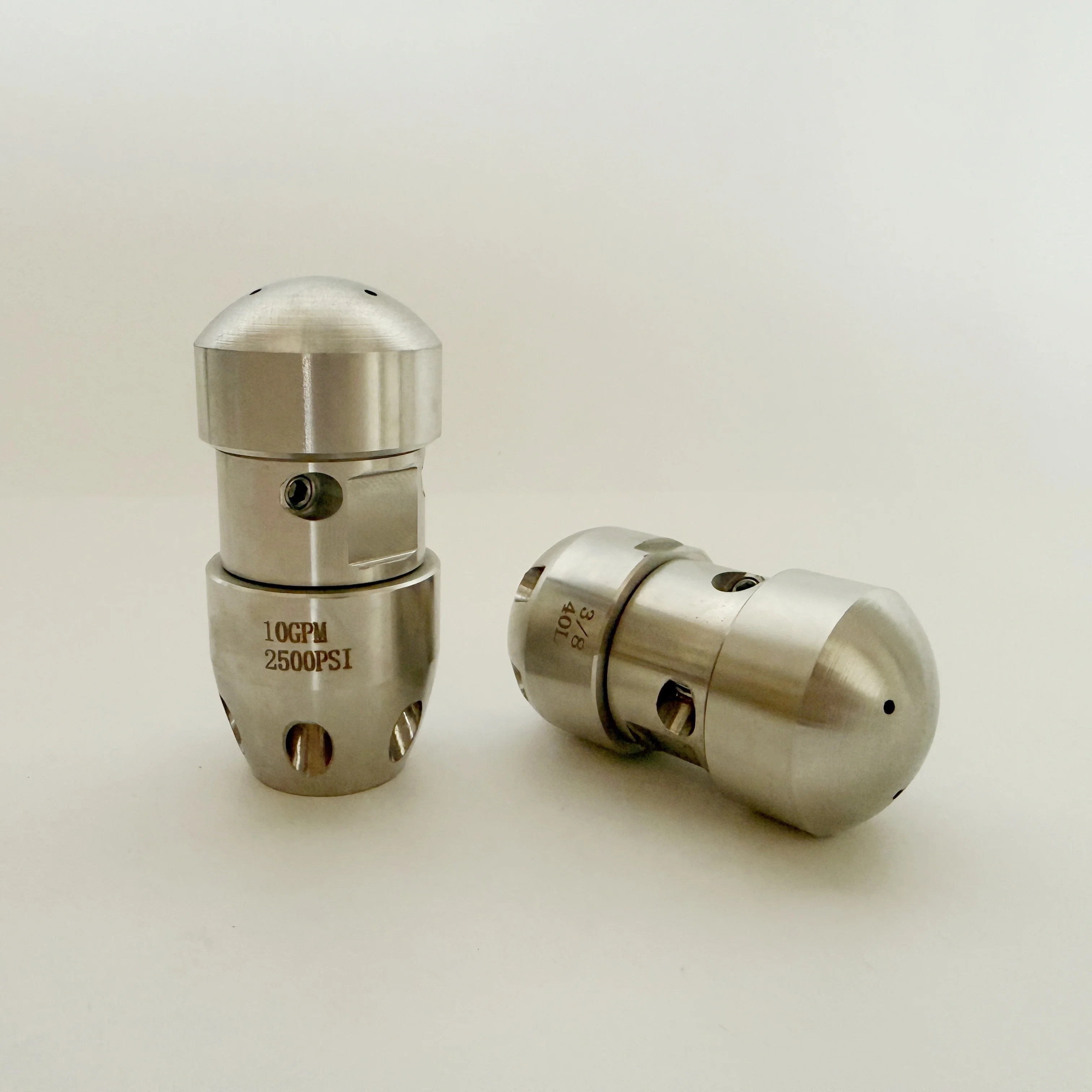 1/2 3/8 Rotor Nozzle with cover head High-Pressure Rotary Sewer Jetting Nozzle for Pipeline Drain Cleaning Drain Cleaning Nozzle