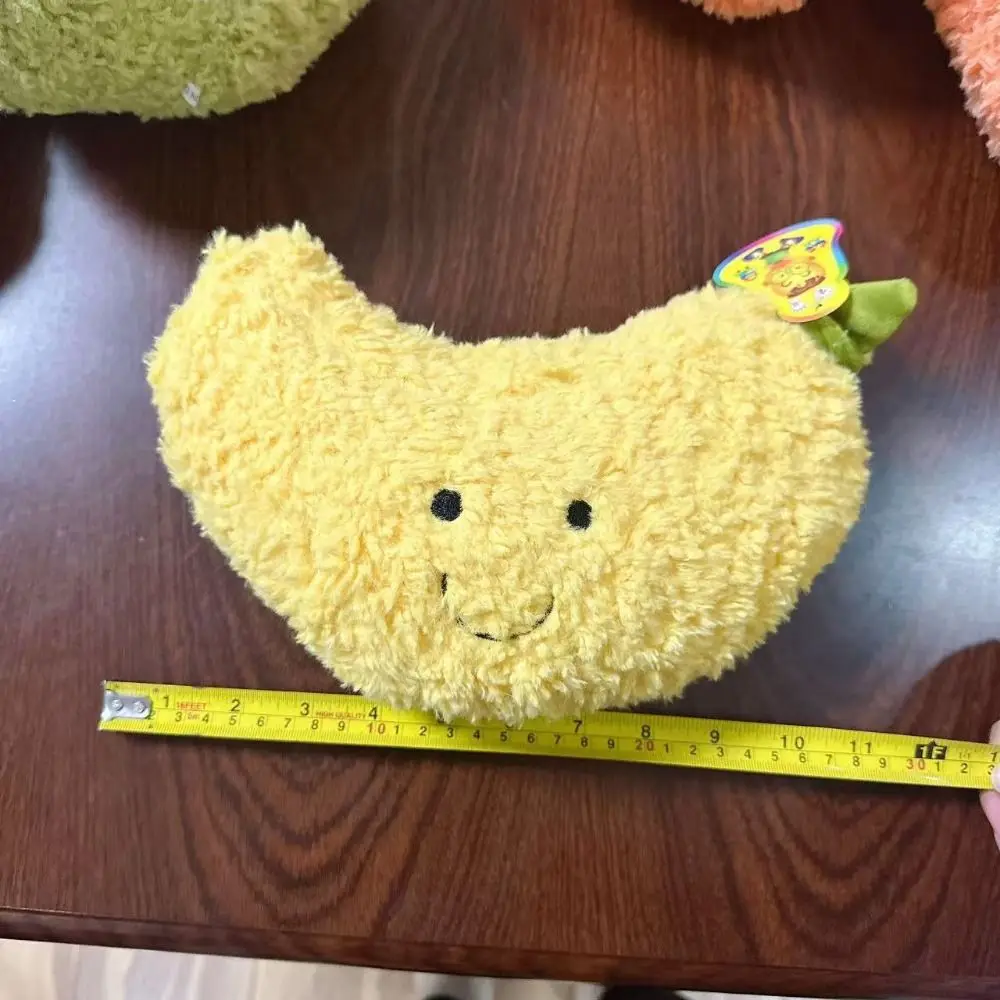 Criativo dos desenhos animados brinquedo de frutas multicolorido melancia abóbora limão vegetal brinquedo bonito macio abacaxi manga fruta presente