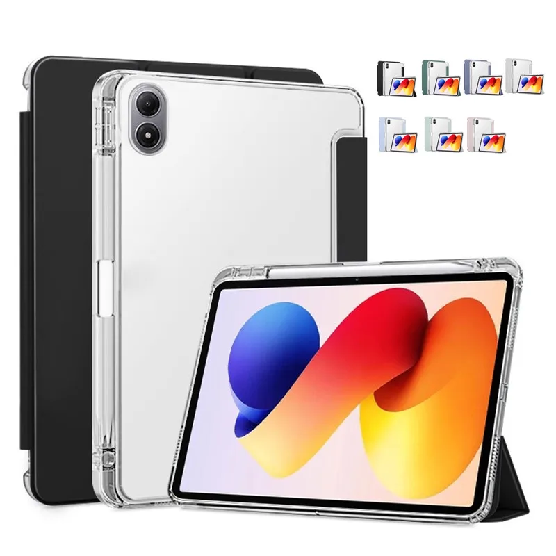 Smart Case For Xiaomi Redmi Pad 2 Pro 12.1 inch 2025 Trifold Flip Stand with Pen Holder Funda Redmi Pad 2 Pro 12.1