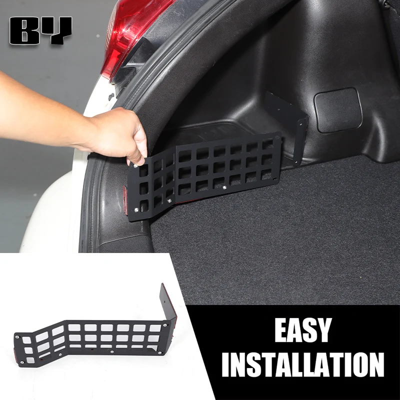 

For Nissan Juke 2011-2019/Infiniti ESQ Rear Boot Trunk Left Side Luggage Storage Box Organizer Tray Molle Panel