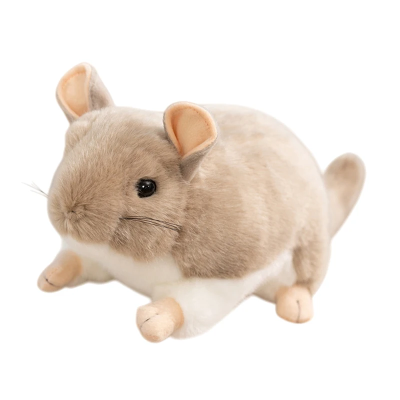 1Pc 40CM Lovely Chinchilla Plush Toy Stimulate Chinchilla Plushie Doll Stuffed Soft Animal Toy Kawaii Mouse Toy Gift