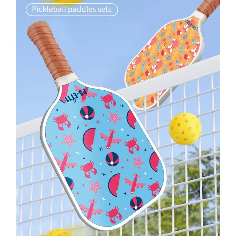 

Новый легкий Pickleball Paddle из стекловолокна, профессиональный детский набор ракеток, сотовый сердечник, красочные подарки для сквоша для детей