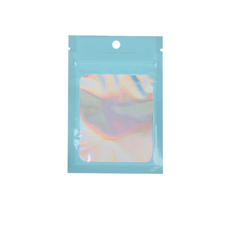 50 قطعة الملونة قوية زيبلوك الحقيبة البلاستيكية الذاتي ختم الكيس البريدي سستة قفل أكياس أساور قلادة خاتم تغليف المجوهرات #5