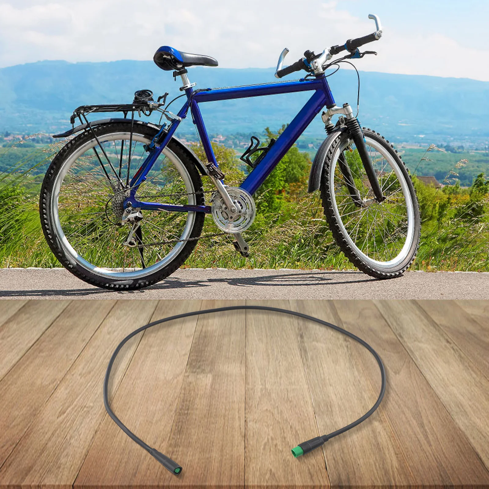 

Bike Maintenance Electric Bike Upgrade Black Extension Cable Long Electric Bike Extension Cable Bike Display Cable