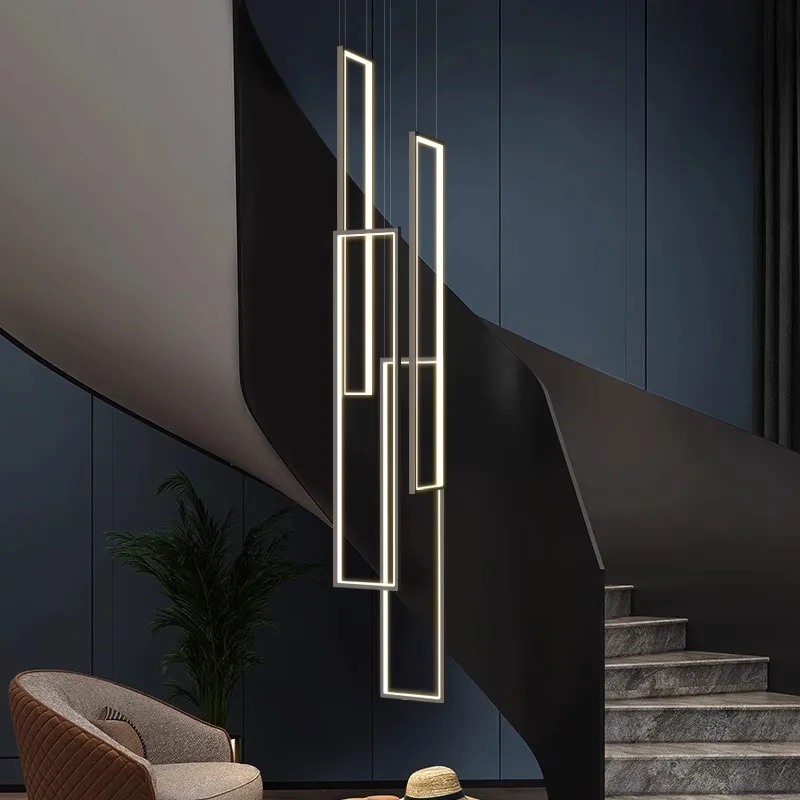 Plafonnier LED suspendu au design moderne, éclairage d'intérieur, luminaire décoratif de plafond, idéal pour une salle à manger