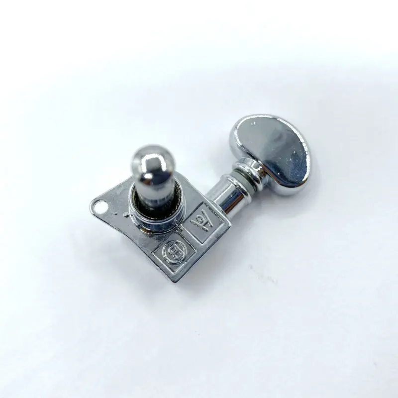 Grover 18-1Tuner Key Right Hand R6 Chrome Color Original and Genuine Made in Korea 6 Inline for Electric Guitar