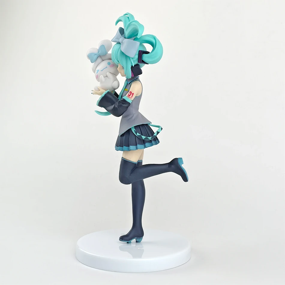 Kawaii Anime Hatsune Miku PVC-Figur, Puppe, Modell, Dekoration für Schreibtisch oder Armaturenbrett, Geburtstags- oder Weihnachtsgeschenk, Sammlerstück. – Detail 11
