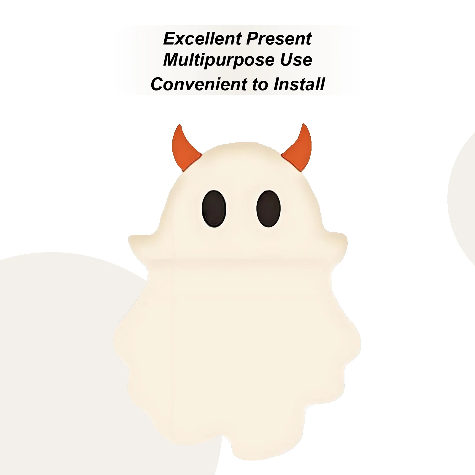 Decorative Mini Figurines For Phone Ghost Smartphone Decoration Crafts Halloween Mini Figure Peel-and-stick Decorations For Cell